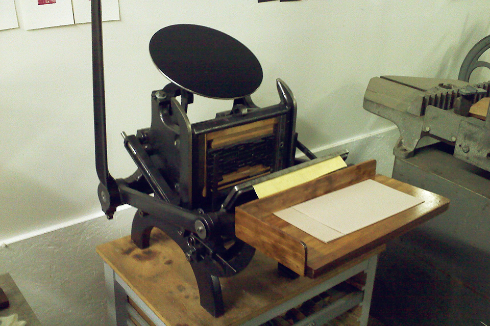 letterpressing
